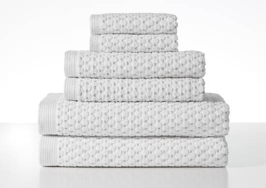 Baksana - Henley Towel Bundle - Optic White
